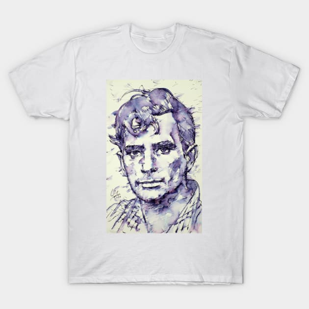 JACK KEROUAC watercolor and ink portrait T-Shirt by lautir